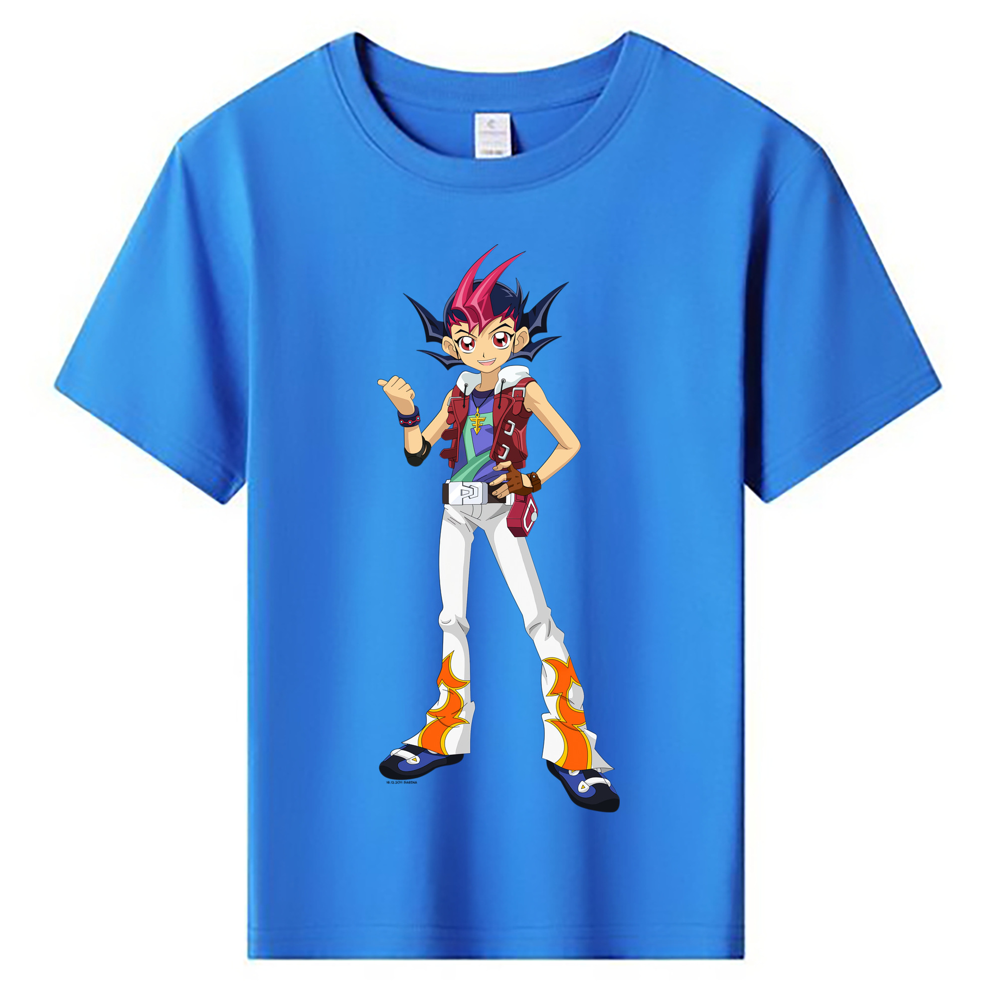（画像用） 遊☆戯☆王 Yu-Gi-Oh! 綿100％キッズTシャツ（フロントプリント）